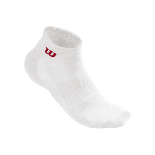 Wilson Mens Quarter Sock 3-Pack White