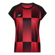 Yonex Women T-shirt 242204 Red/Black